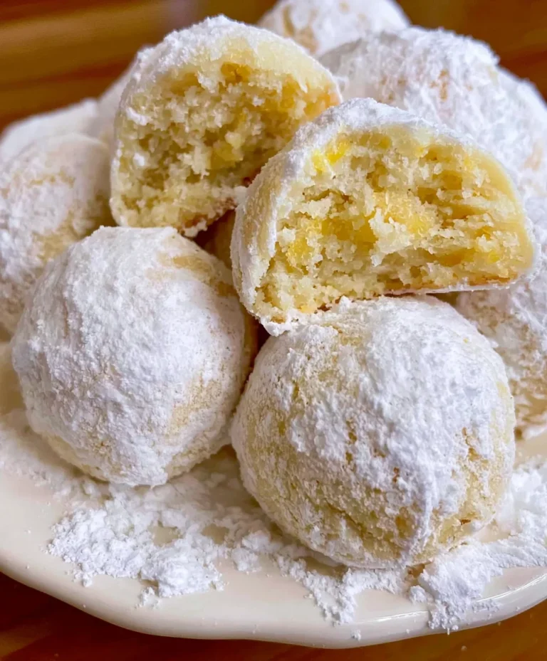 Lemon Snowball Cookies