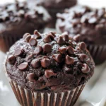 Triple Chocolate Zucchini Muffins