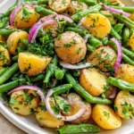 French Potato Salad with Green Beans