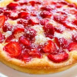 Crustless Fresh Strawberry Pie