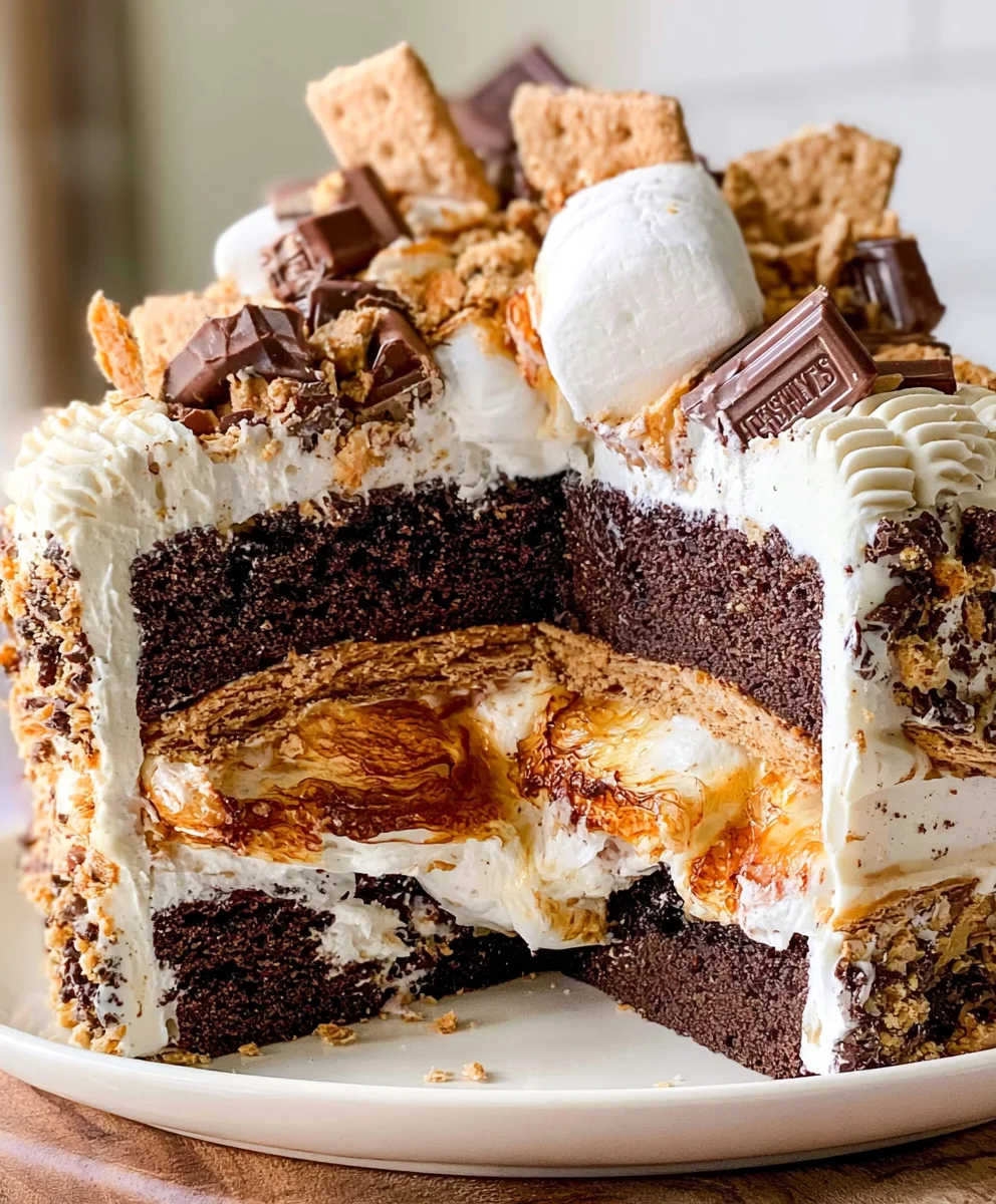 Smores Cake Recipe