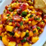 The Best Peach Mango Salsa