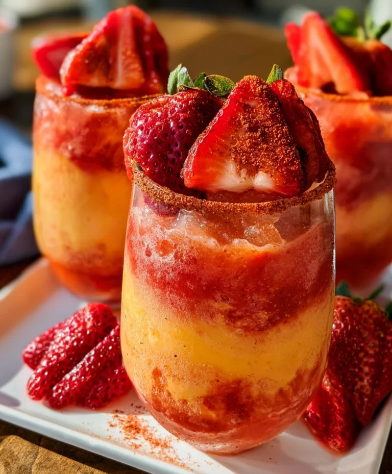 Refreshing Strawberry Chamoyada to Beat the Heat