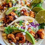 Shrimp Tacos with Mexican Street Corn Slaw