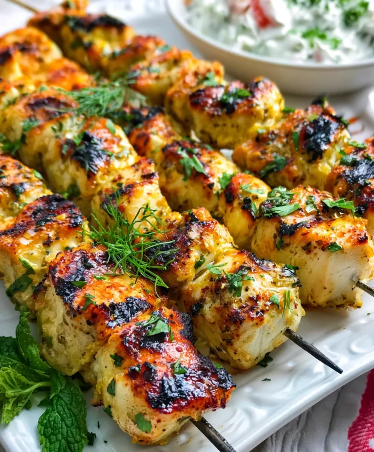 Greek Chicken Kabobs