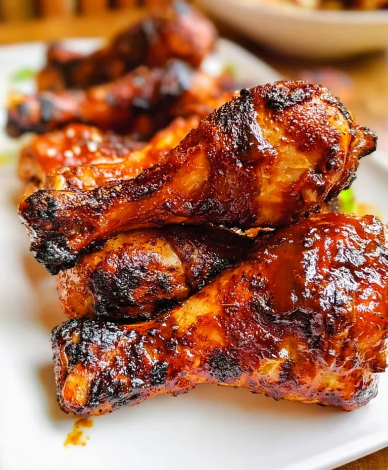 Grilled BBQ Chicken Drumsticks