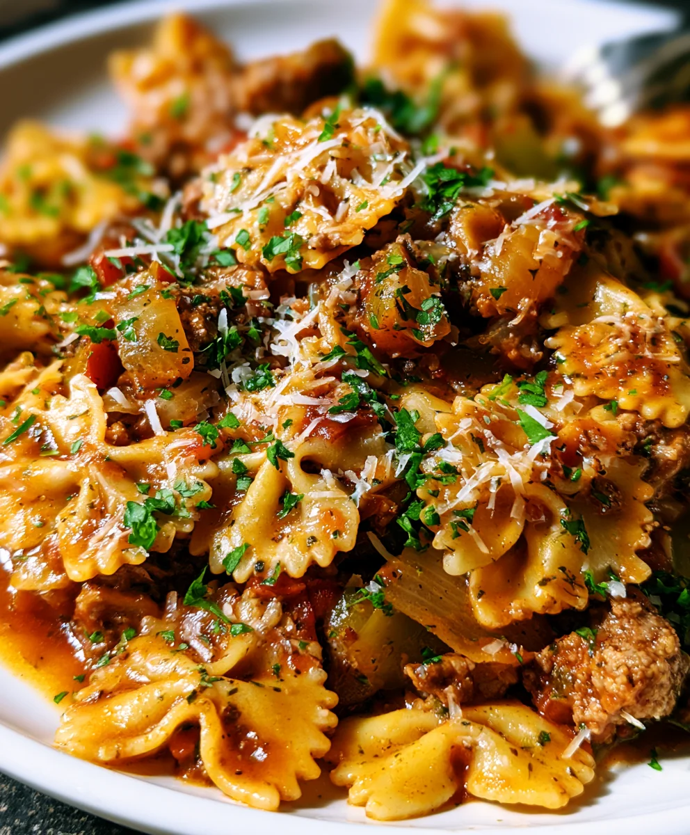 Stuffed Pepper Pasta Skillet