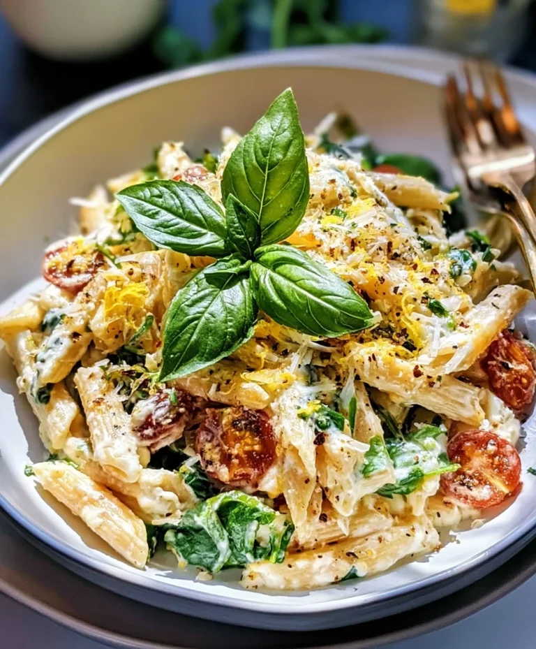 One Pot Lemon Ricotta Pasta