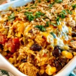 Chicken Burrito Casserole
