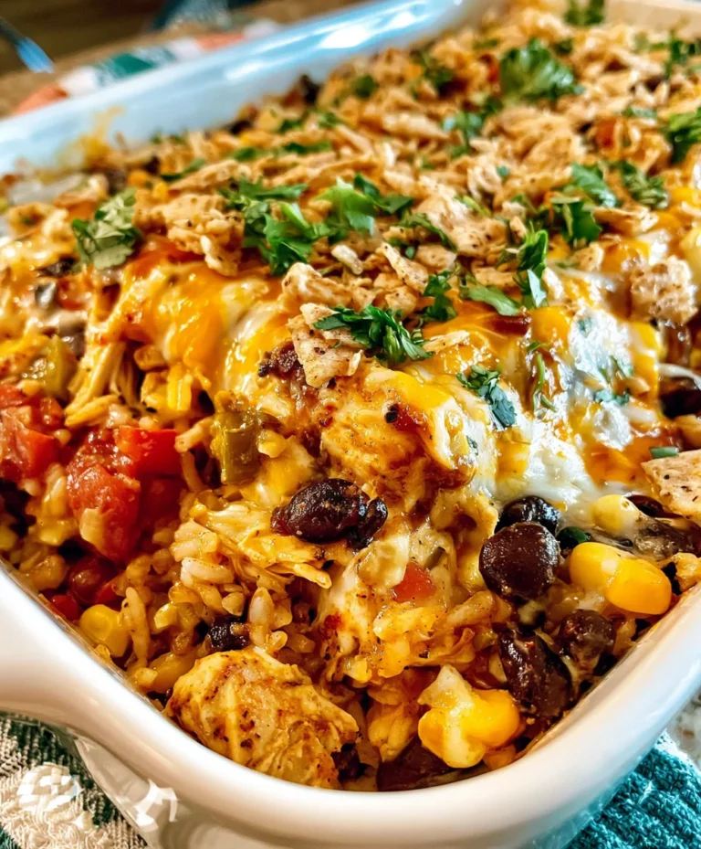 Chicken Burrito Casserole