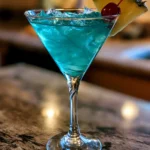 Blue Pineapple Martini